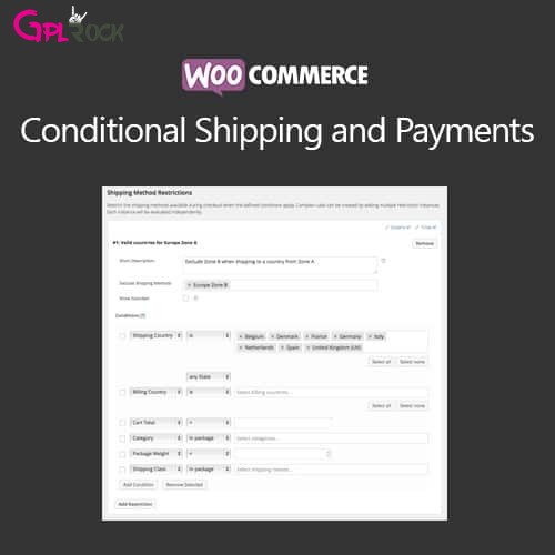 WooCommerce Conditional Shipping and Payments