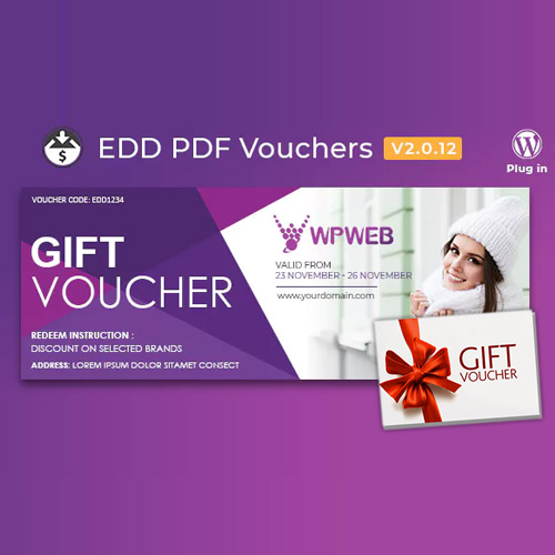 Easy Digital Downloads – PDF Vouchers