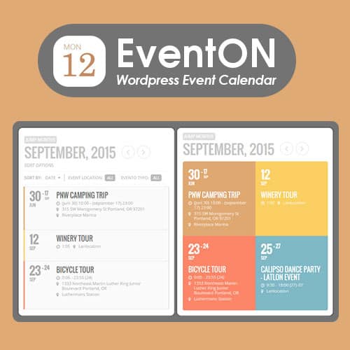 WordPress Event Calendar Plugin