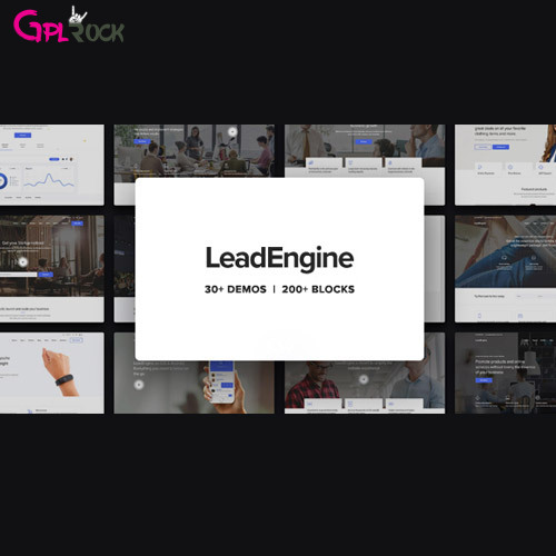 LeadEngine – Multi-Purpose WordPress Theme with Page Builder