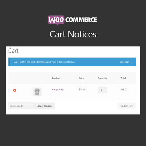 WooCommerce Cart Notices