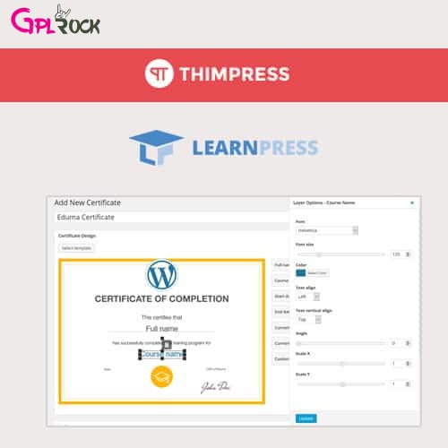 LearnPress – Certificates