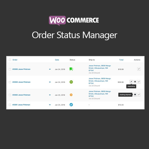 WooCommerce Order Status Manager