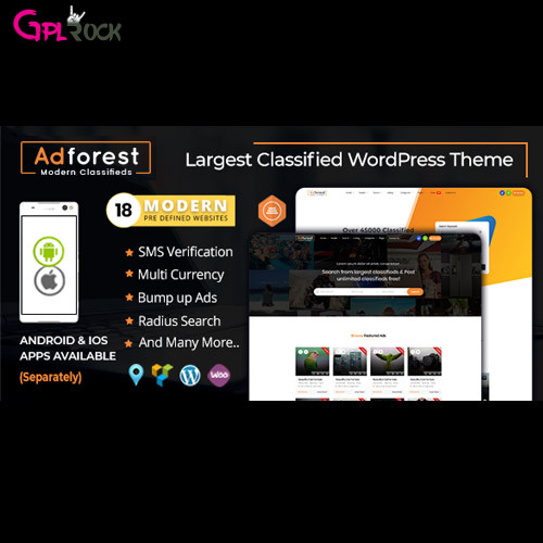 AdForest – Classified Ads WordPress Theme