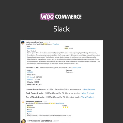 WooCommerce Slack