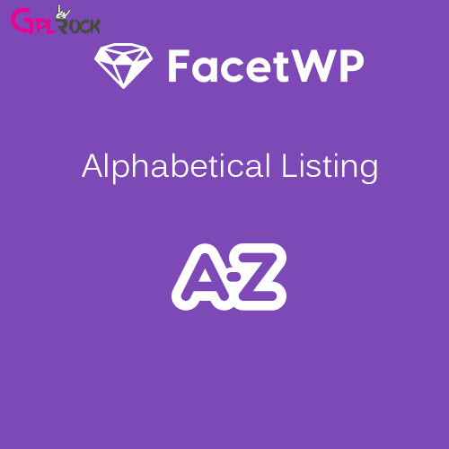 FacetWP – Alphabetical Listing