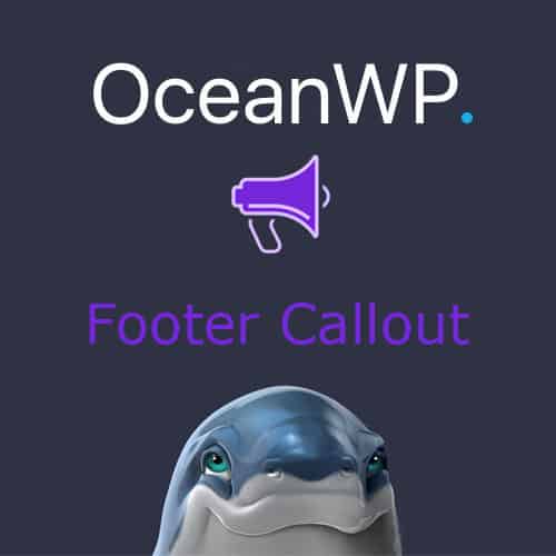 OceanWP Footer Callout