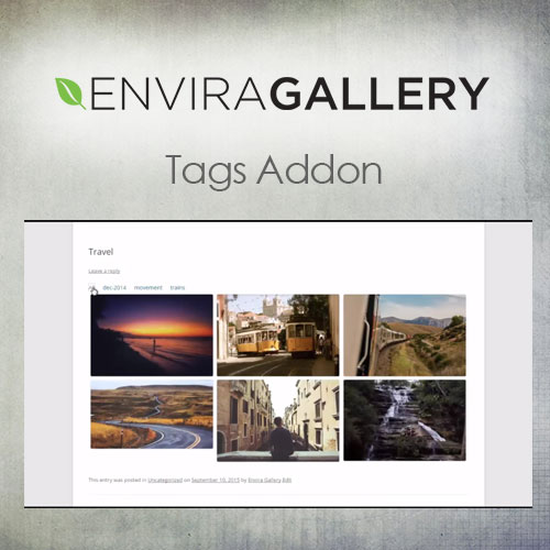 Envira Gallery – Tags Addon