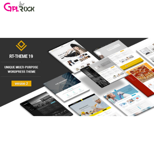 RT-Theme 19 is a true multi-purpose WordPress theme