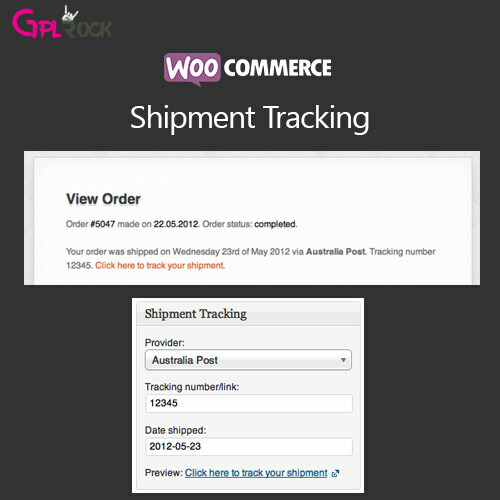 WooCommerce Shipment Tracking