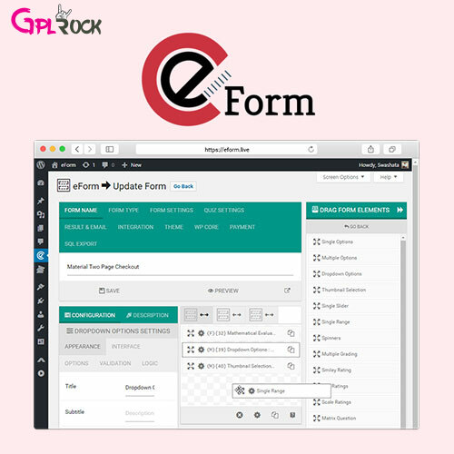 eForm – WordPress Form Builder