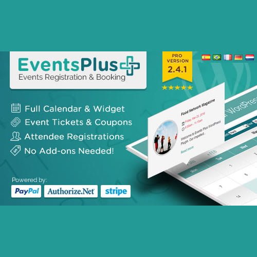 WP EventsPlus | Events Calendar Registration & Booking