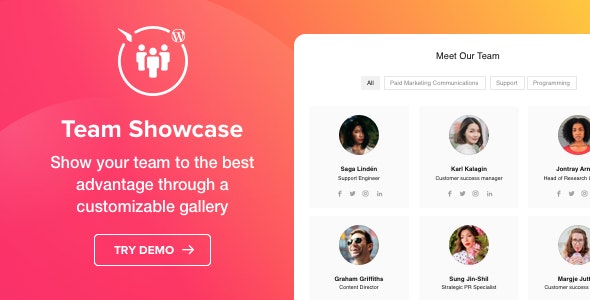 Elfsight Team Showcase | WordPress Plugin