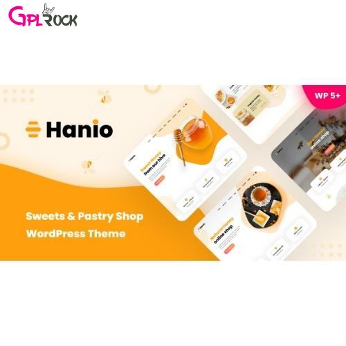 Hanio - Sweets & Pastry Shop WordPress Theme