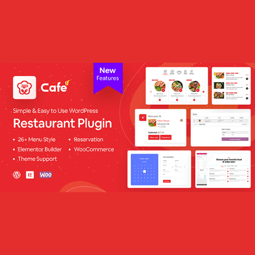 WP Cafe | Restaurant Reservation, Food Menu & Food Ordering for WooCommerce