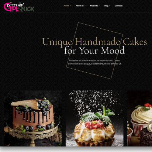 Crems - Bakery, Chocolate Sweets & Pastry WordPress Theme