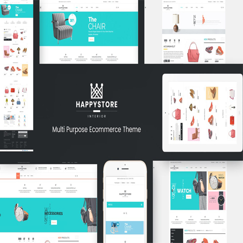 HappyStore – Responsive WordPress WooCommerce Theme