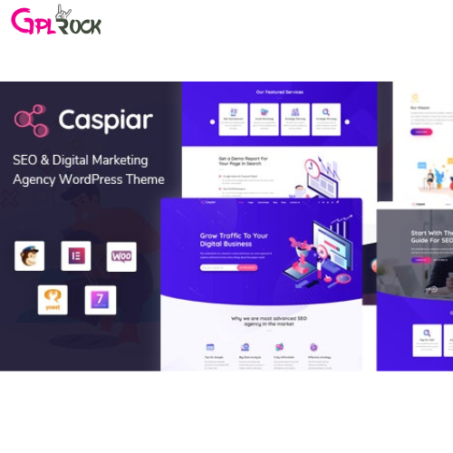 Caspiar | Digital Marketing & Agency WordPress Theme