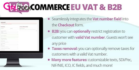 WooCommerce Eu Vat & B2B