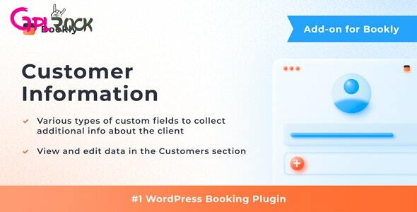 Bookly Customer Information (Add-on)