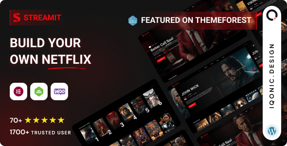 Streamit - Video Streaming WordPress Theme + RTL