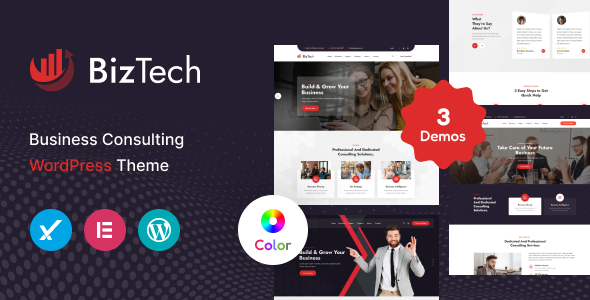 Biztech - Corporate & Consulting Business WordPress Theme