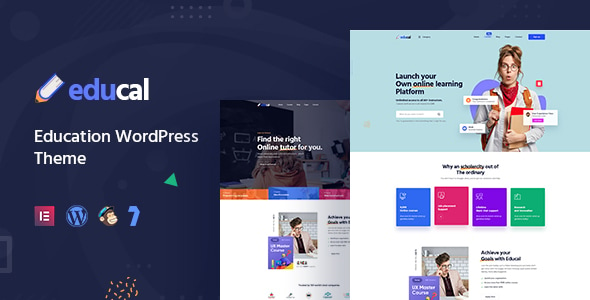 Educal - Online Courses & Education WordPress Theme